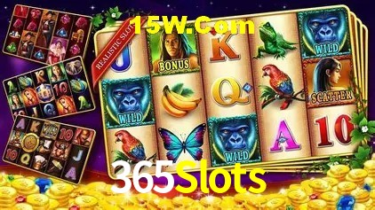 Interface moderna da plataforma 365Slots